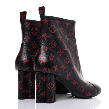 Louis Vuitton Monogram Infrarouge New Revival Boots 40 Black 4 of 13
