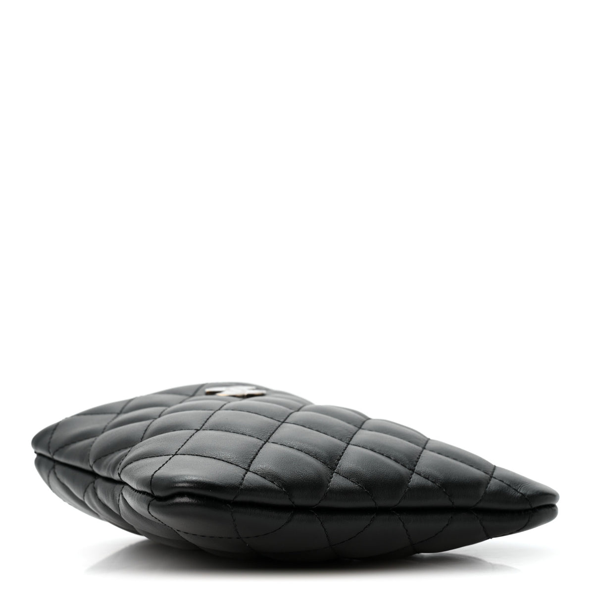 Lambskin Quilted Uniform Crossbody Bag Black