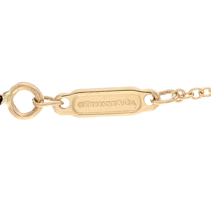 Tiffany 18K Yellow Gold Small T Smile Pendant Necklace 4 of 5