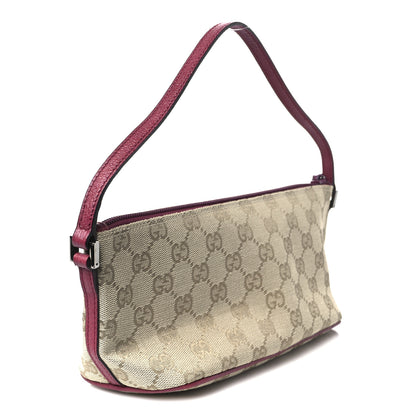 Gucci Monogram Boat Pochette Dark Pink 3 of 11