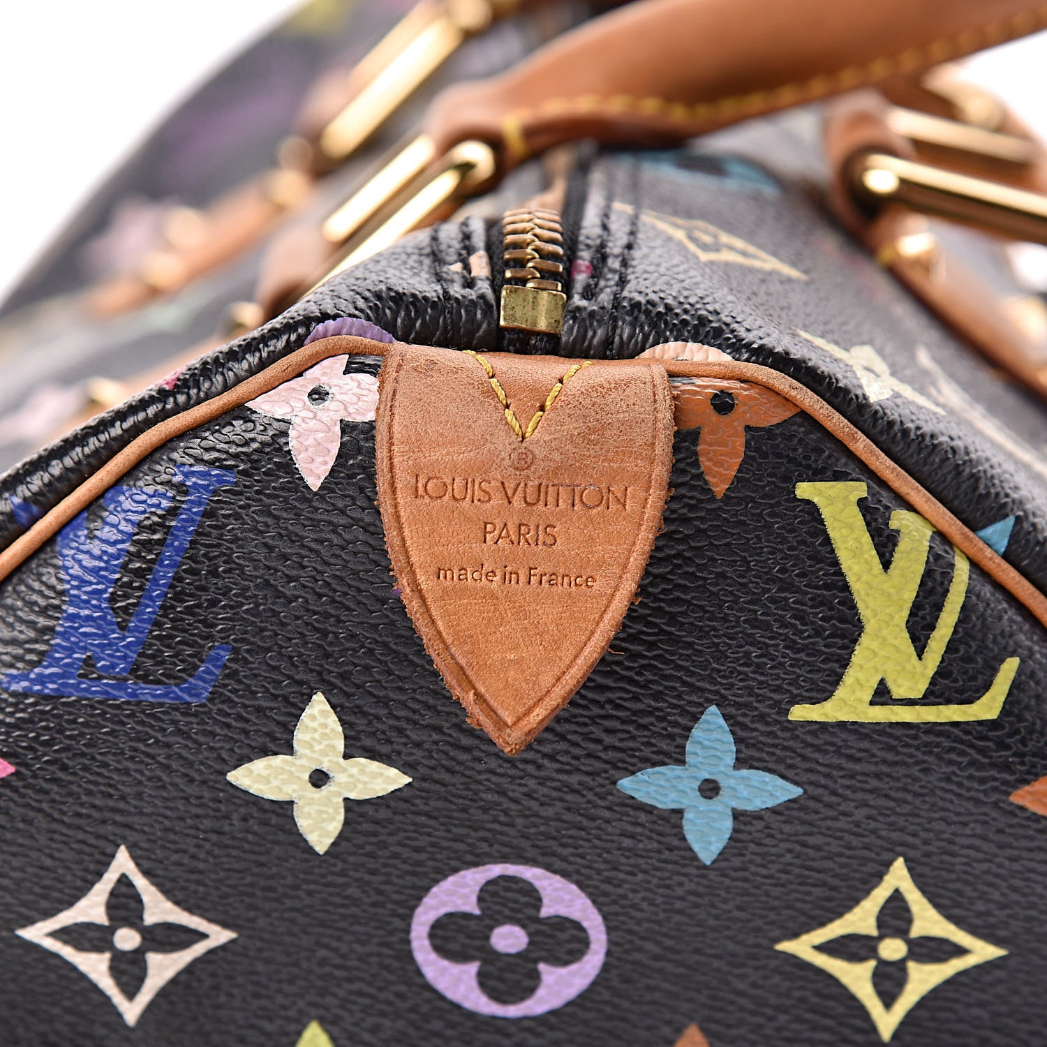 Louis Vuitton Monogram Multicolor Speedy 30 Black 6 of 15
