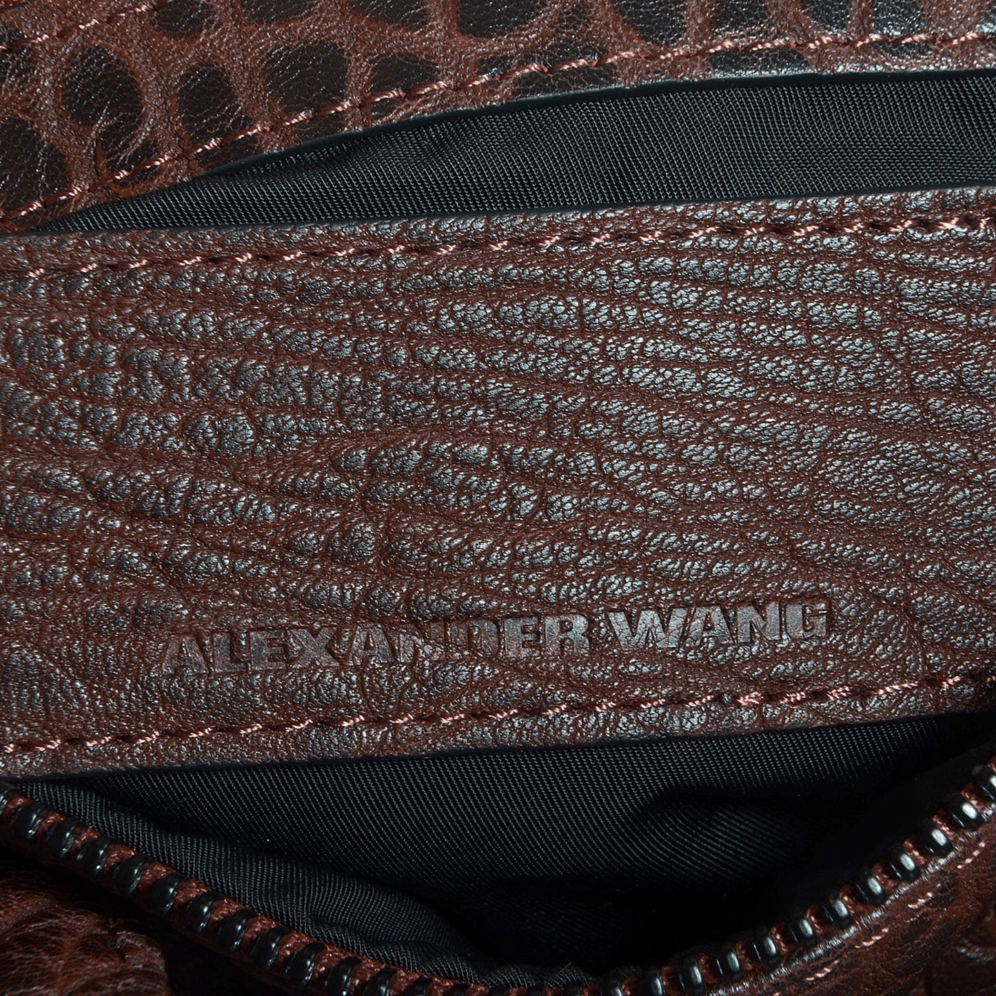 Pebbled Lambskin Rocco Raisin