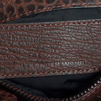 Alexander Wang Pebbled Lambskin Rocco Raisin 6 of 7