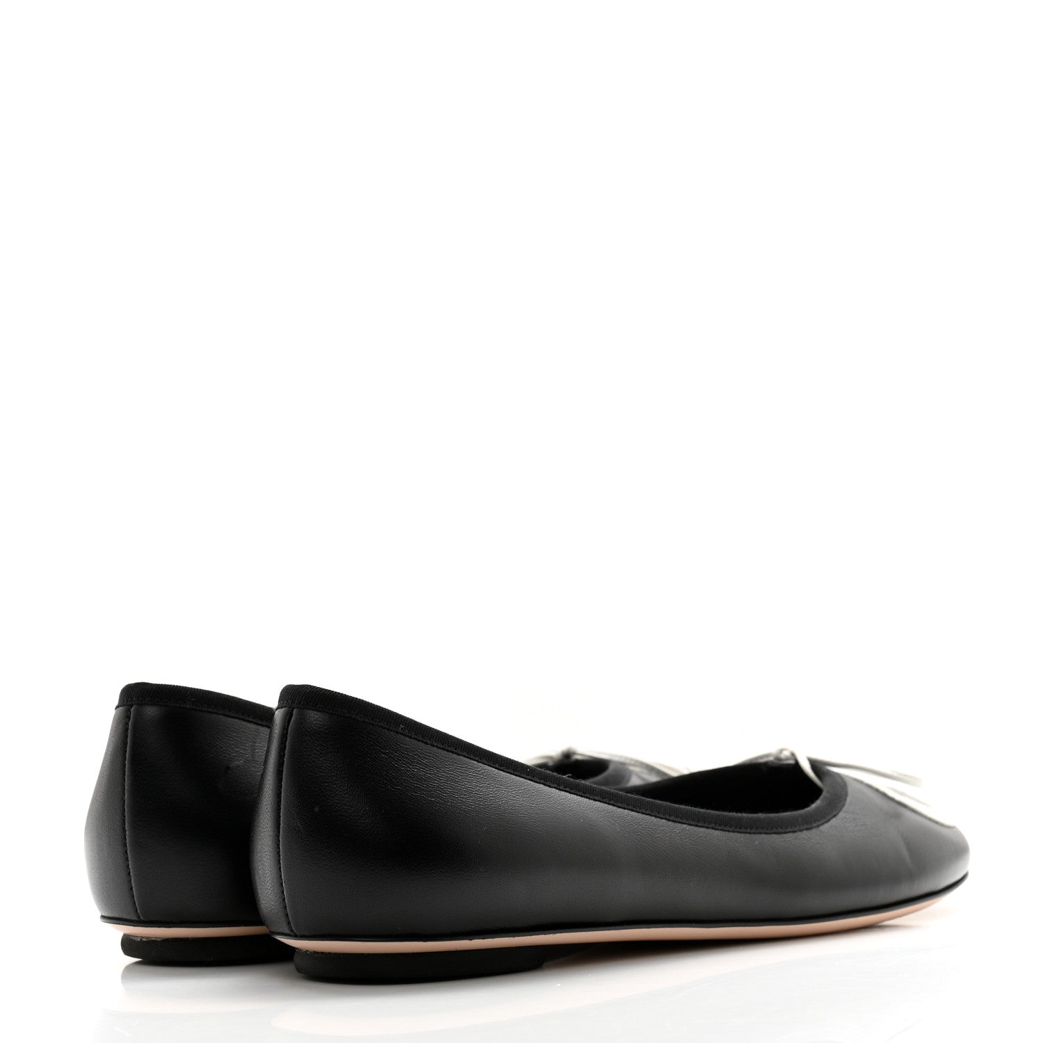 Gucci Malaga Kid Jarret Ballet Flats 37.5 Black 4 of 11