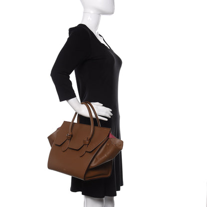 Celine Palmelato Calfskin Mini Tie Knot Tote Camel 2 of 17
