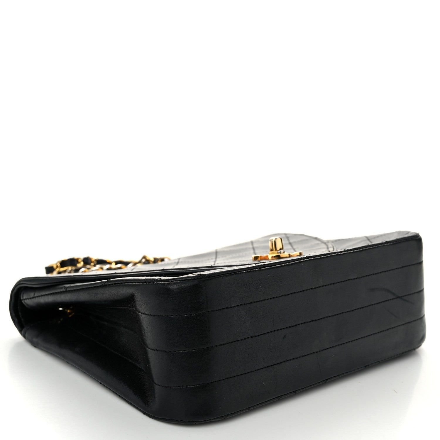 Chanel Lambskin Quilted Small Single Flap Black 4 of 11