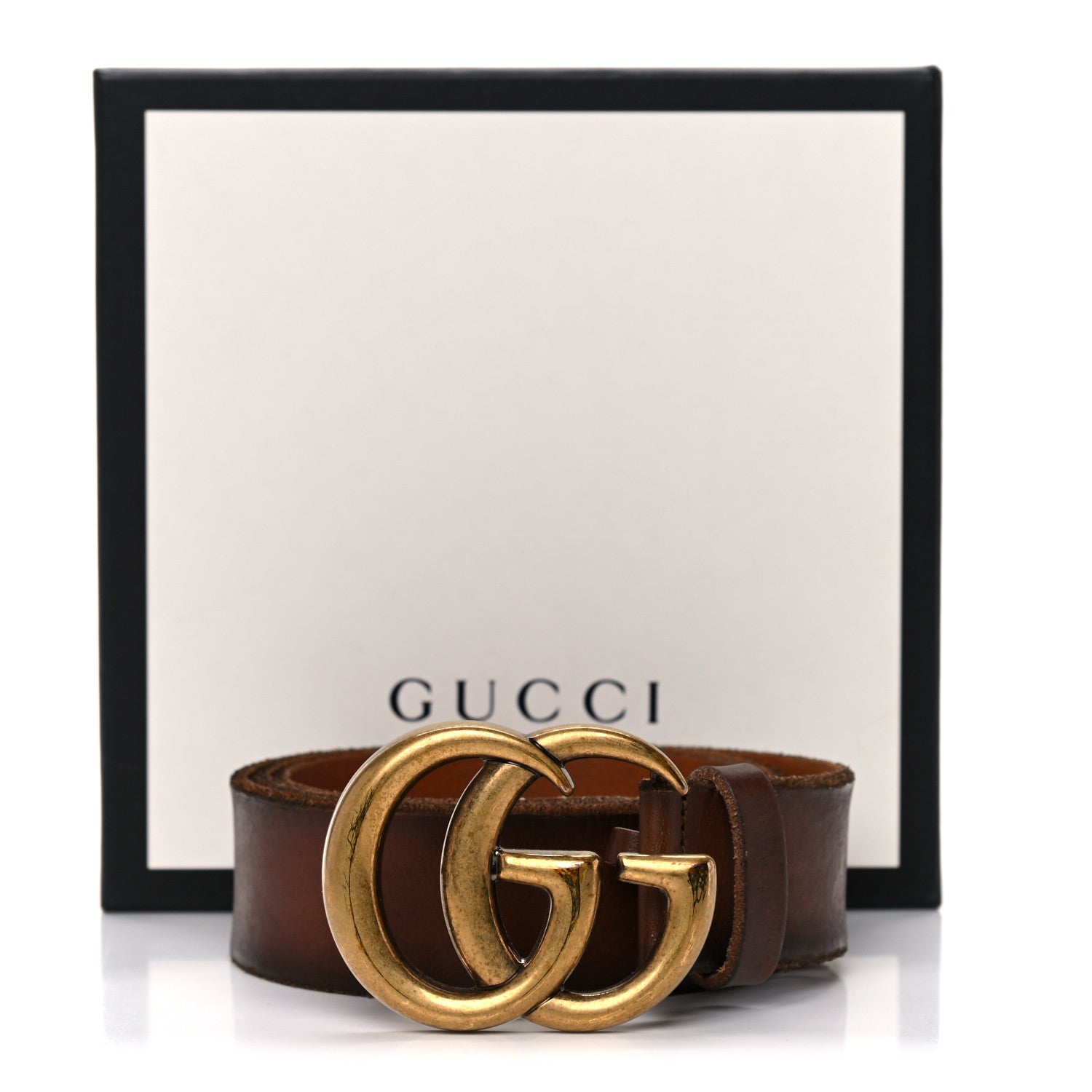 Gucci Faded Calfskin Double G 40mm Belt 90 36 Cuir 5 of 5