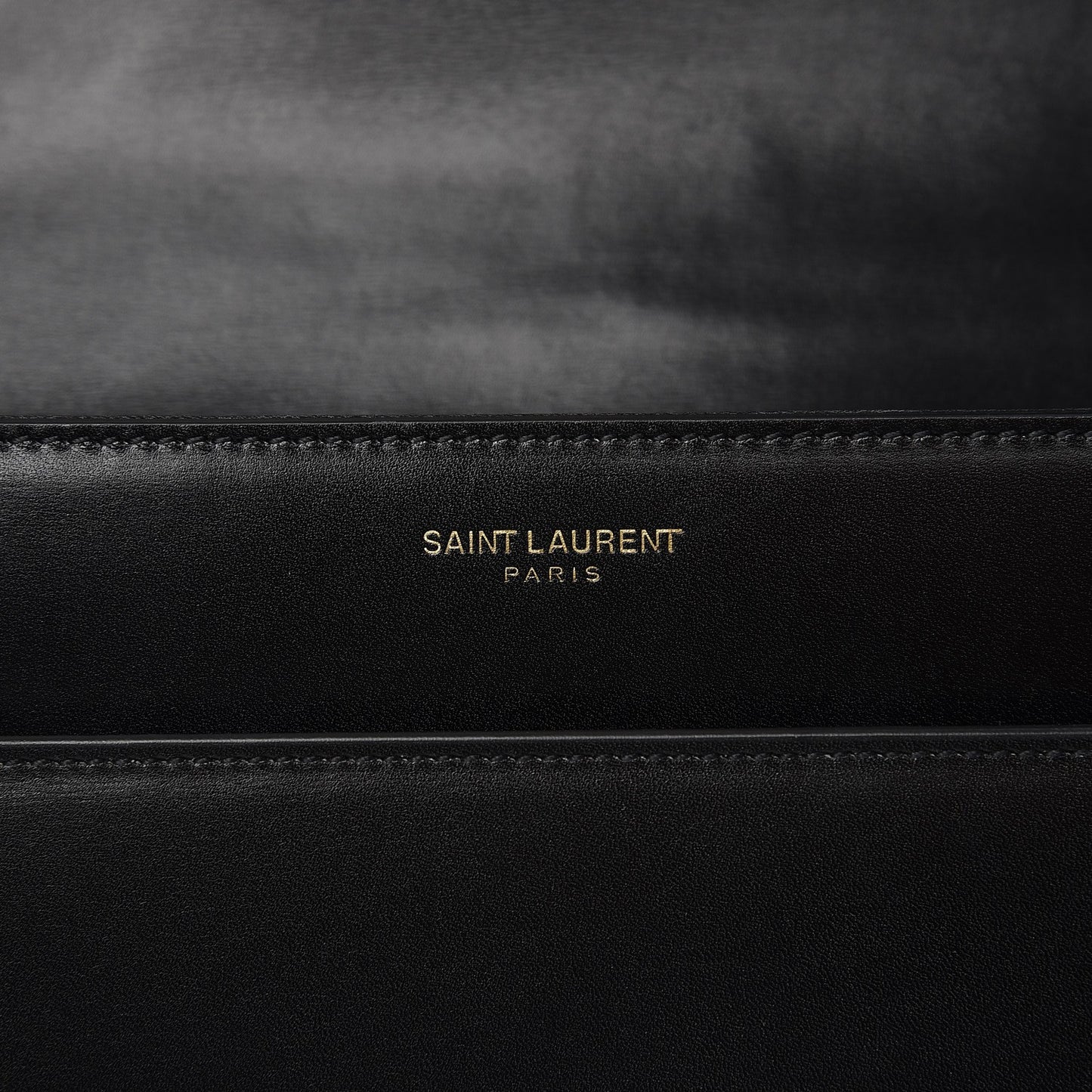 Calfskin Large Highschool Satchel Black