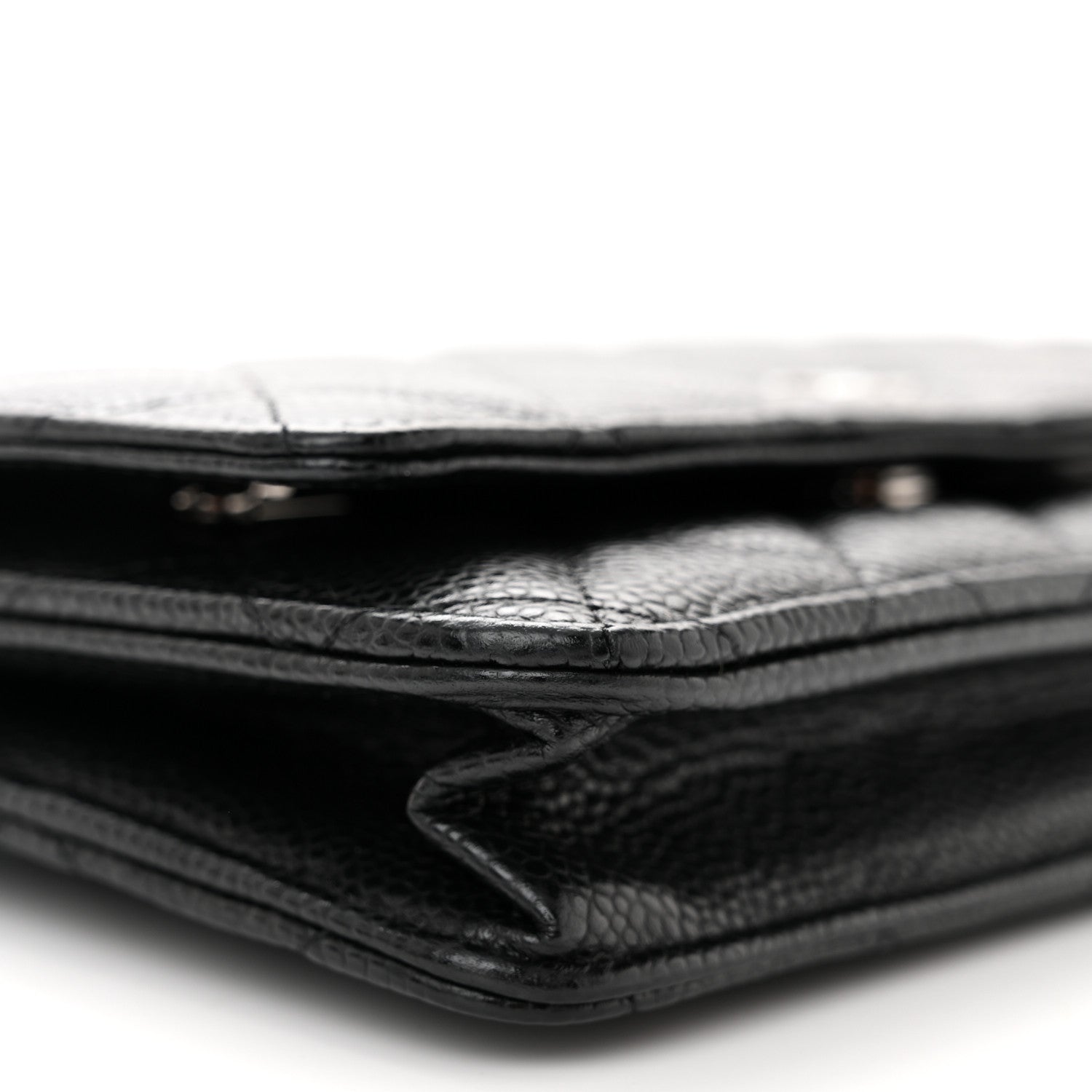 Chanel Caviar Quilted Wallet on Chain WOC Black 10 of 11
