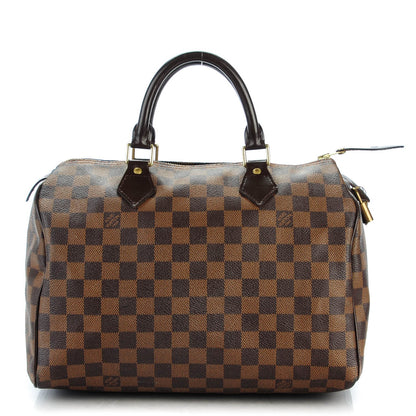 Louis Vuitton Damier Ebene Speedy 30 1 of 8