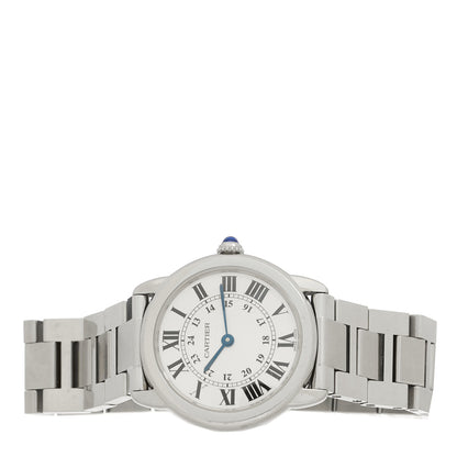 Cartier Stainless Steel 29mm Ronde Solo Quartz Watch 2 of 4