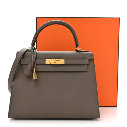 Hermes Epsom Kelly Sellier 28 Etain 11 of 11