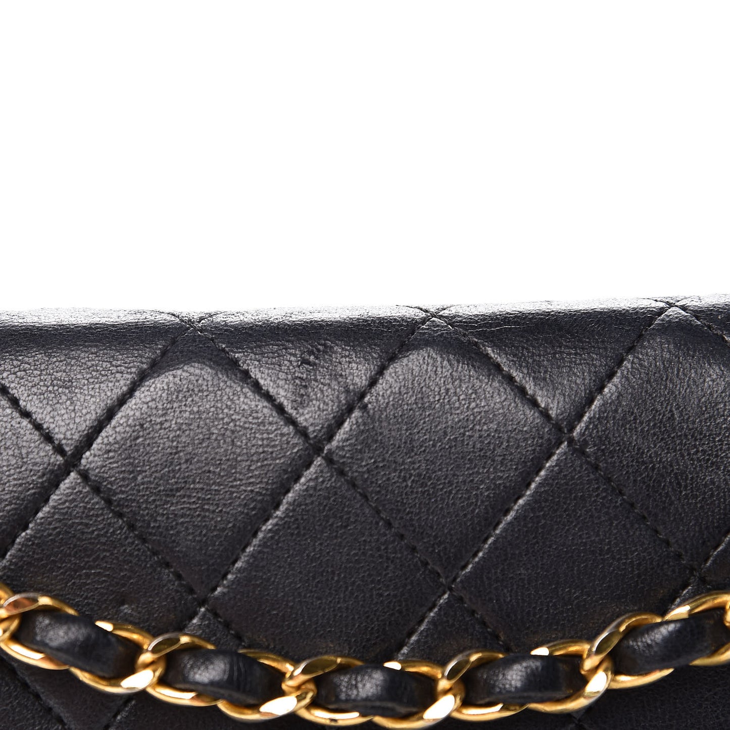 Lambskin Quilted Mini Flap Black