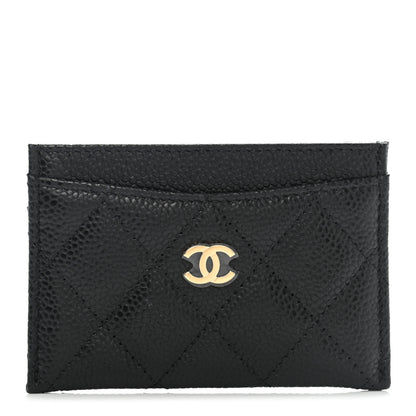 Chanel Caviar Quilted Card Holder Black 1 of 8