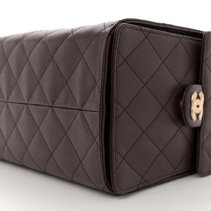 Chanel Caviar Quilted Medium Chanel 25 Handbag Dark Brown 11 of 11