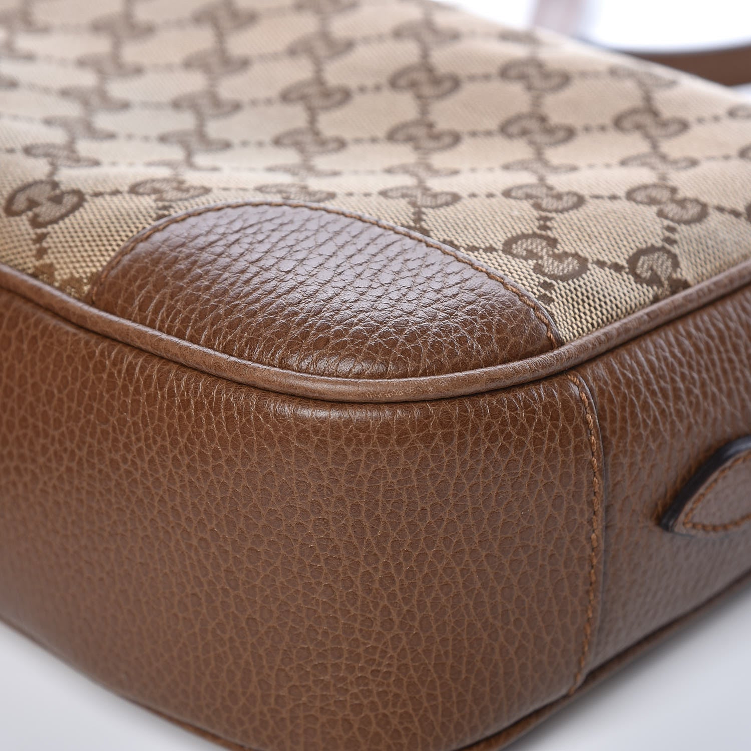 Gucci Monogram Mini Bree Messenger Bag Beige Tabacco 9 of 12