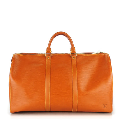 Louis Vuitton Epi Keepall 50 Cipango 1 of 7