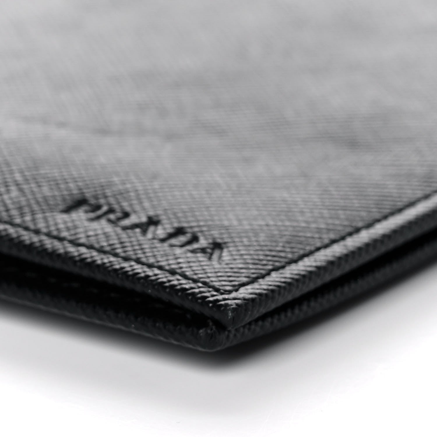 Prada Saffiano Travel Wallet Black 10 of 12