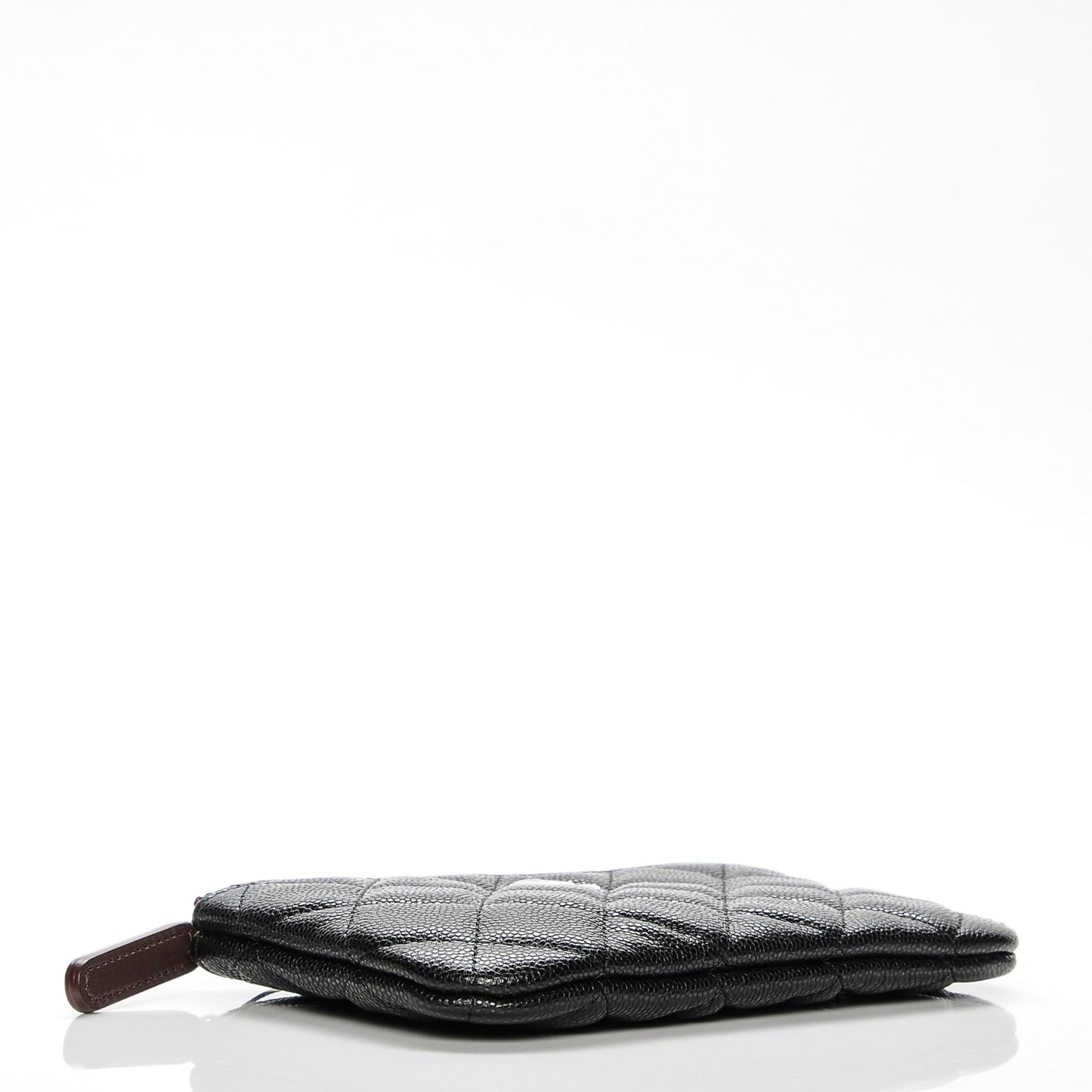 Caviar Quilted Small Cosmetic Case Black
