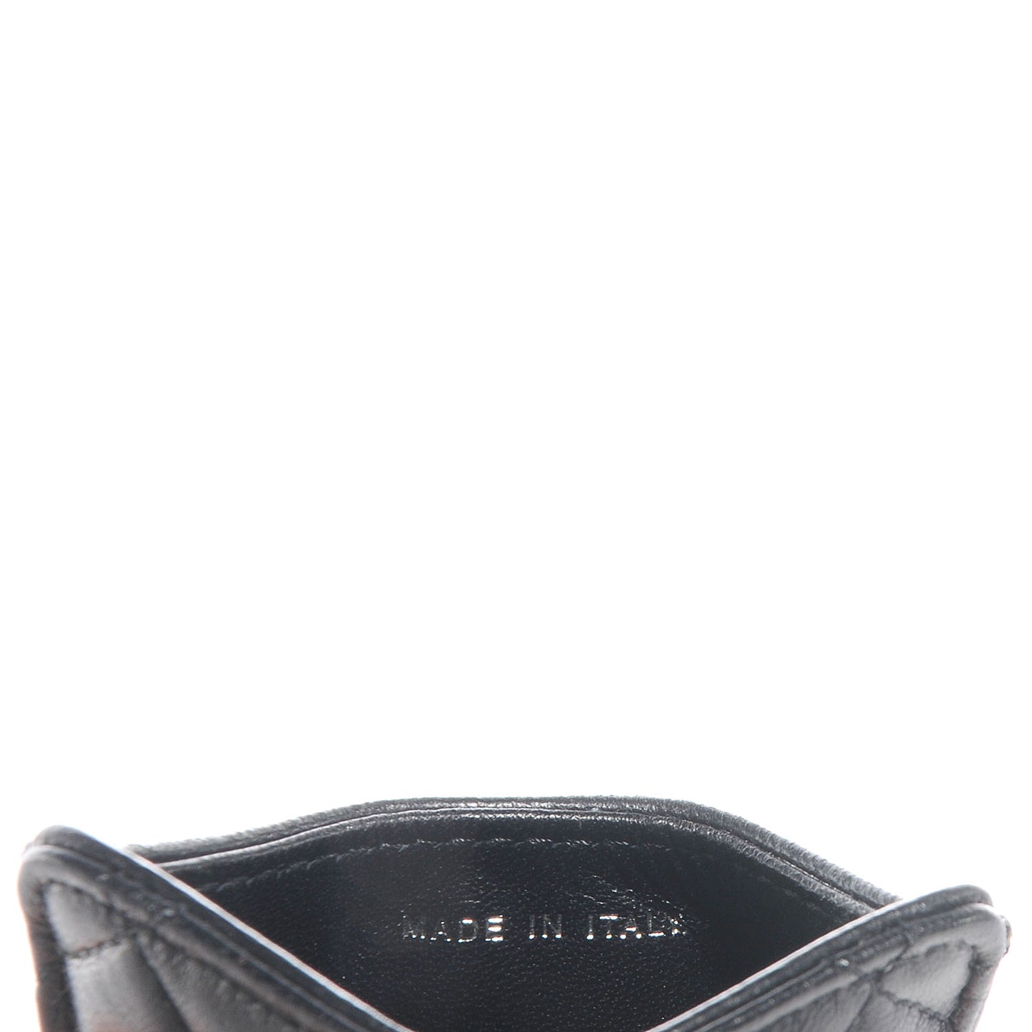 Lambskin Quilted Boy iPhone Case Black