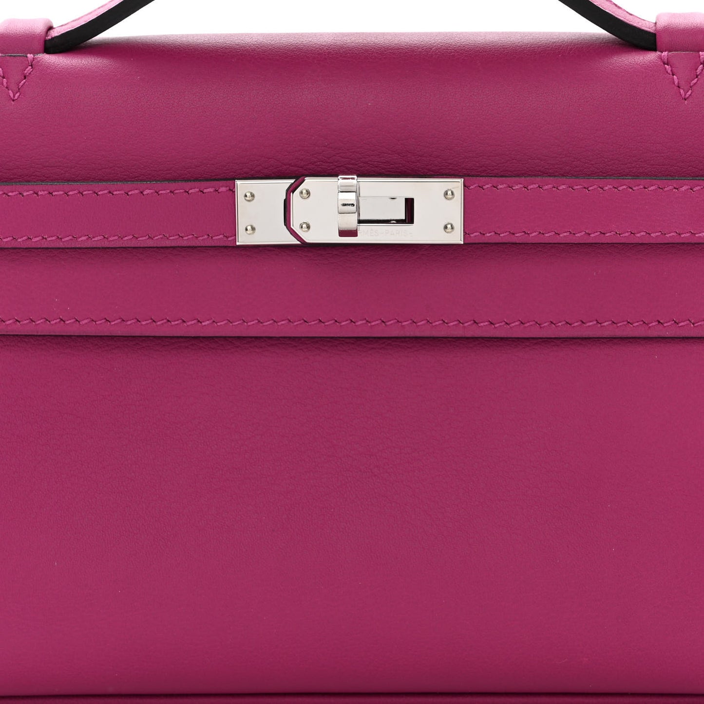 Swift Kelly Pochette Clutch Rose Pourpre Rose Pourpre