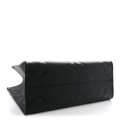 Louis Vuitton Empreinte Monogram Giant Onthego MM Black 4 of 11