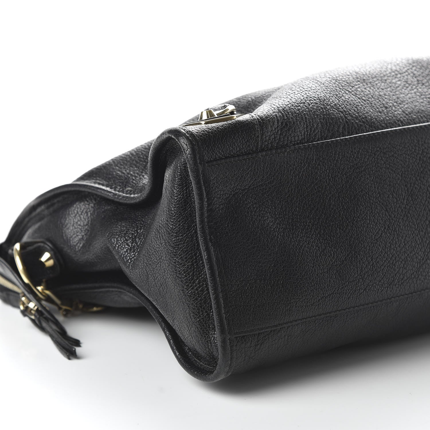 Balenciaga Chevre Gold Metallic Edge Hardware City Black 6 of 12