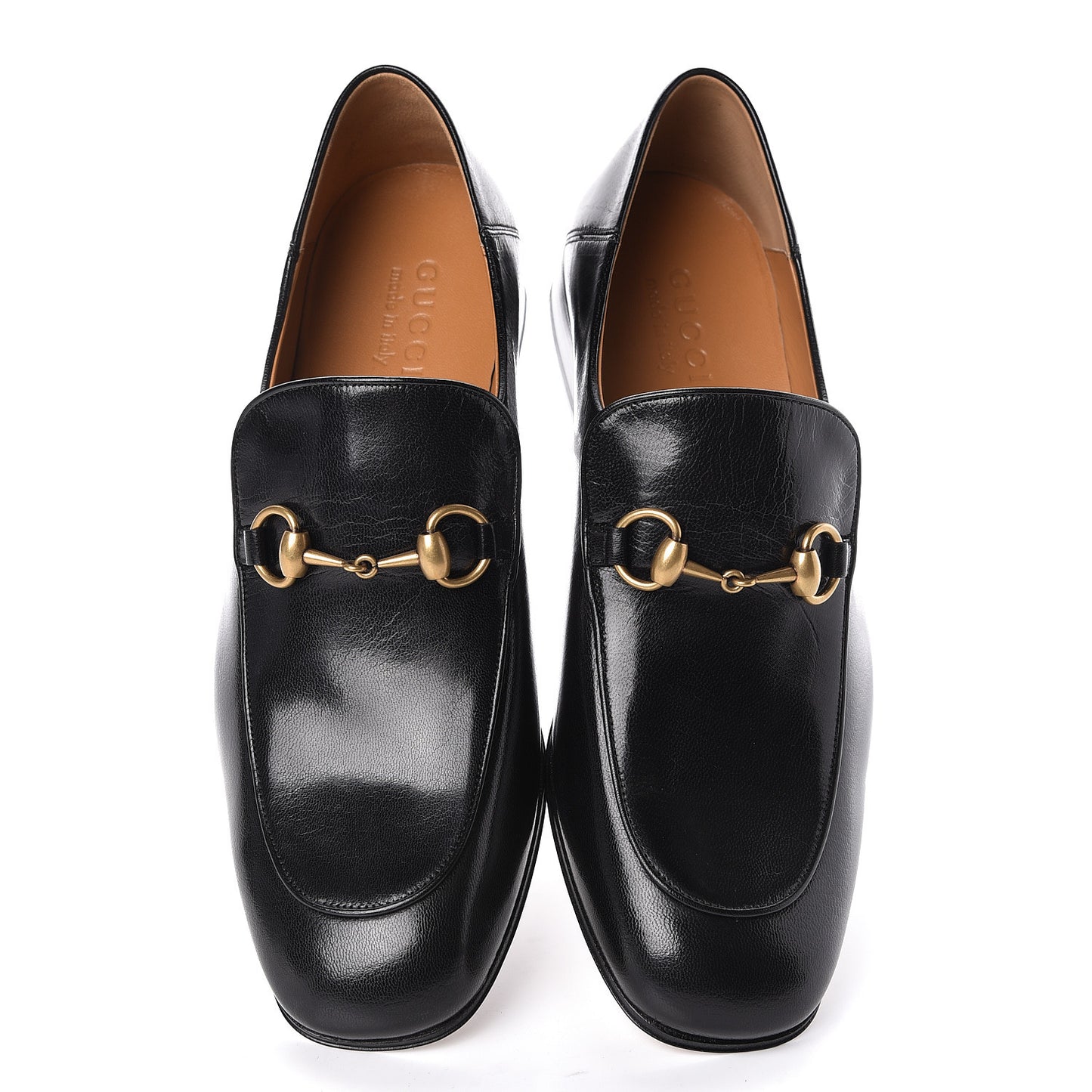 Goatskin Mens Horsebit Loafers 8.5 Black