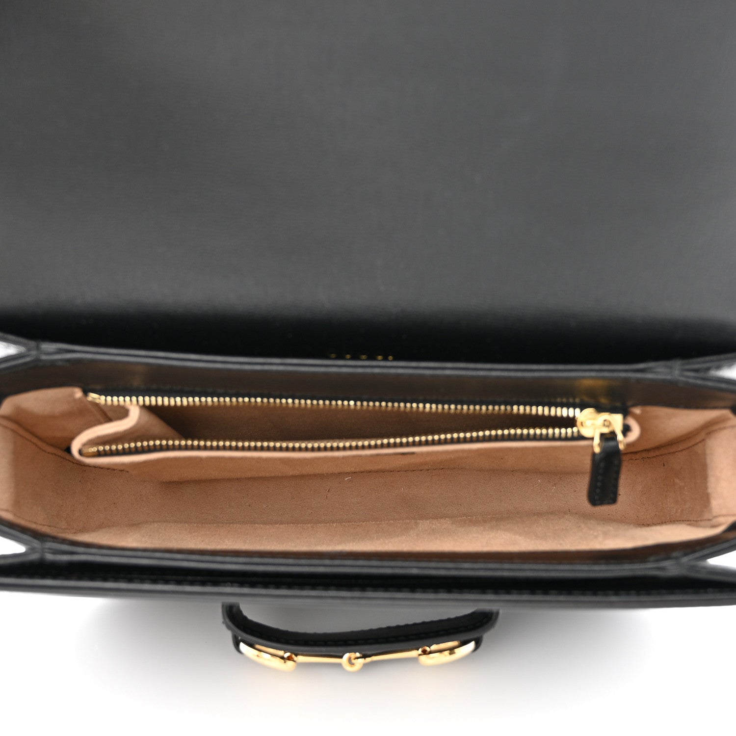 Gucci Azalea Calfskin Horsebit 1955 Shoulder Bag Black 5 of 11