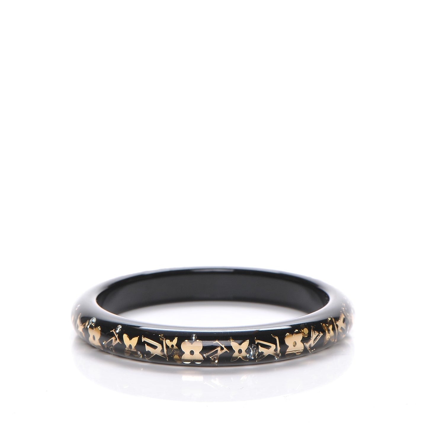 Resin Swarovski Large Inclusion Bracelet PM Black