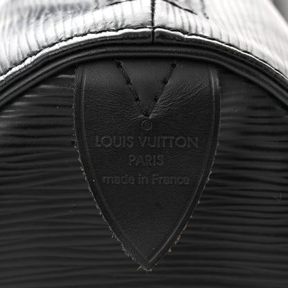 Louis Vuitton Epi Speedy 25 Black 6 of 9