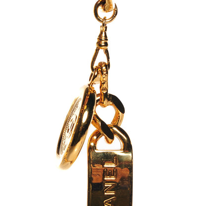 Chanel Lambskin Chain 31 Rue Cambon Medallion Belt Gold Black 3 of 3