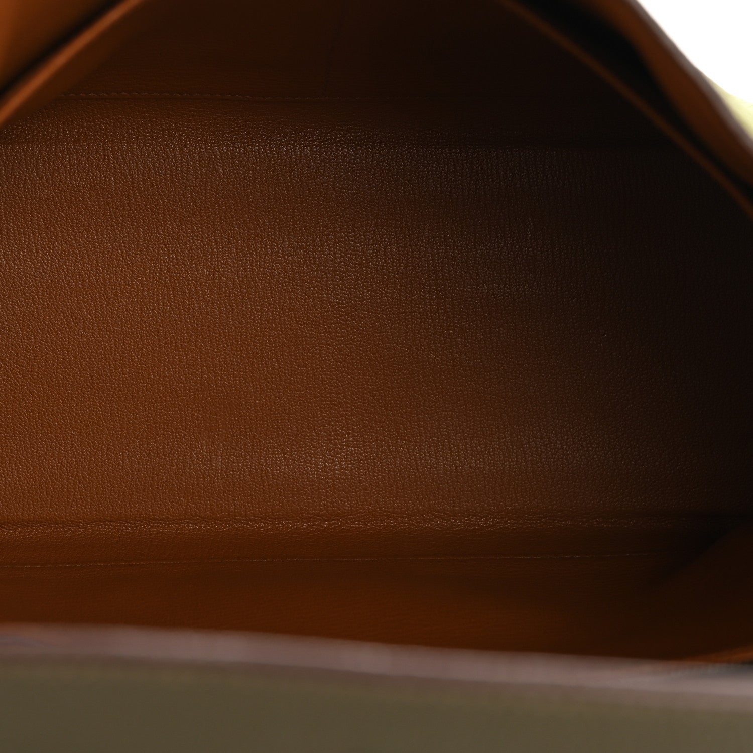 Hermes Fjord Togo Tri-Color Kelly Retourne 32 Vert Anis Gold Vert Olive 5 of 15