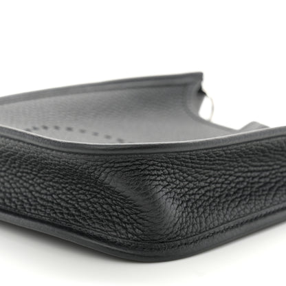 Hermes Taurillon Clemence Evelyne TPM Black 10 of 11