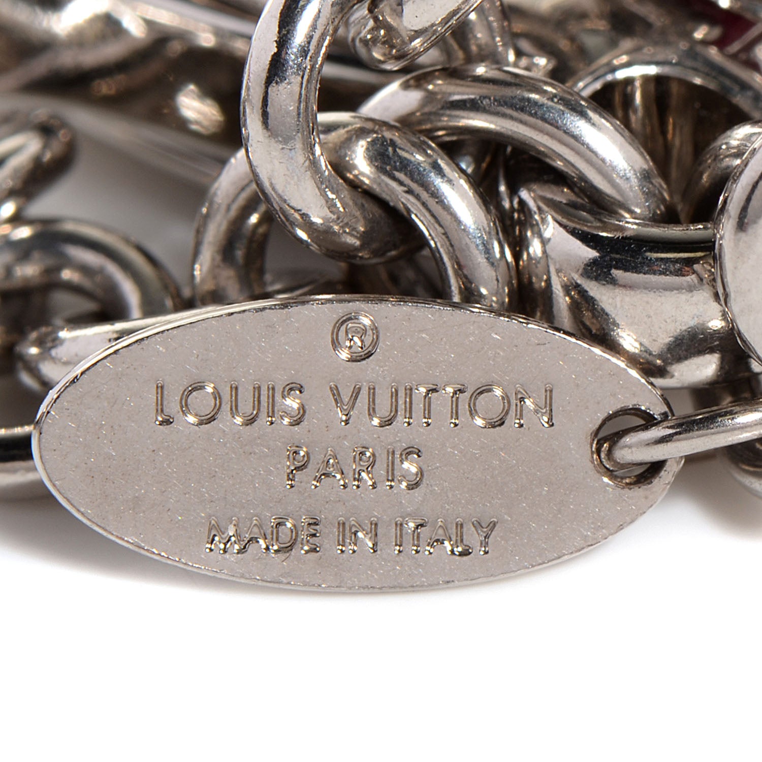 Louis Vuitton Fleur d'Epi Bag Charm Fuchsia 3 of 6