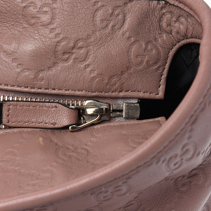 Gucci Guccissima Medium Zippered Shopping Tote Rose Beige 11 of 11