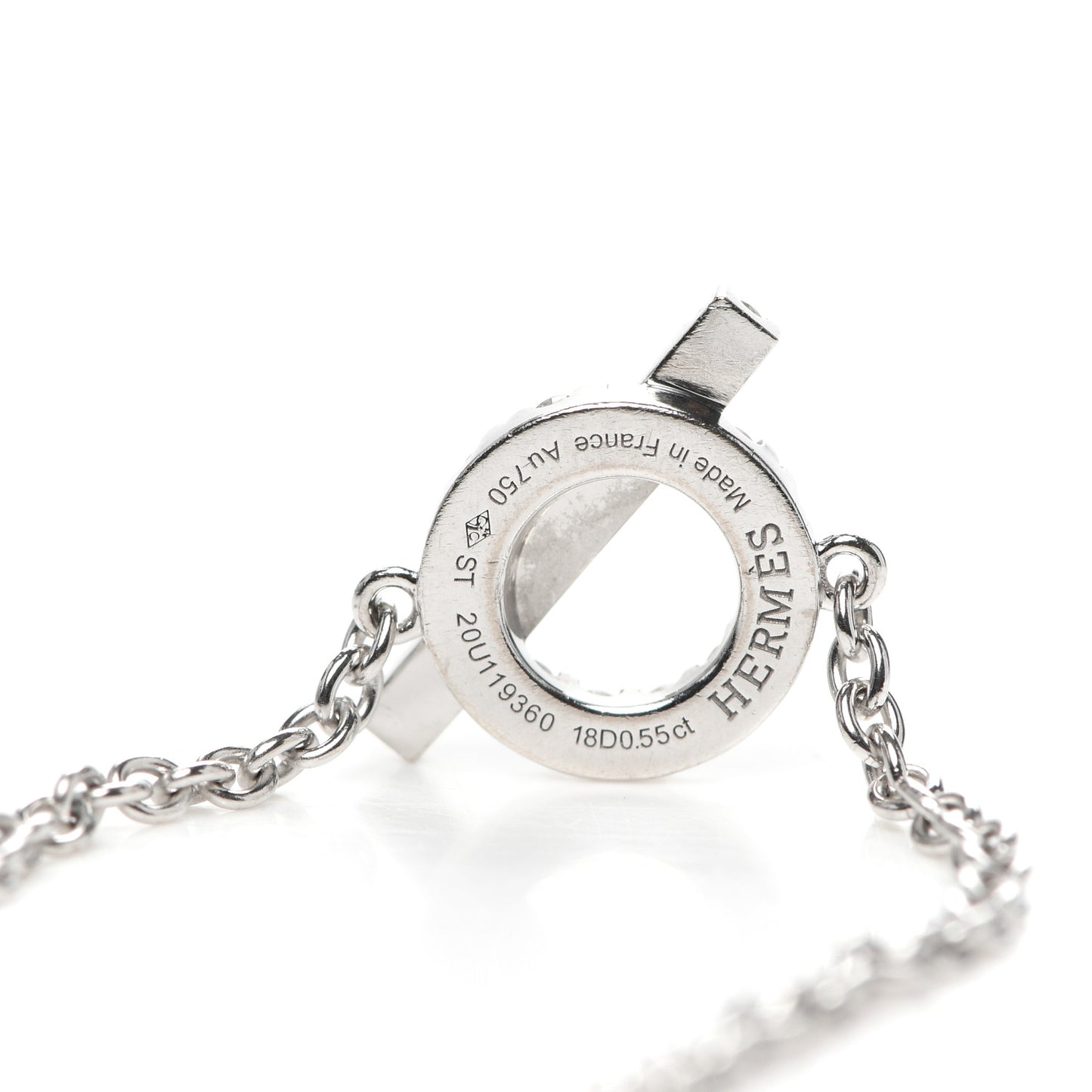 18K White Gold Diamond Finesse Bracelet ST
