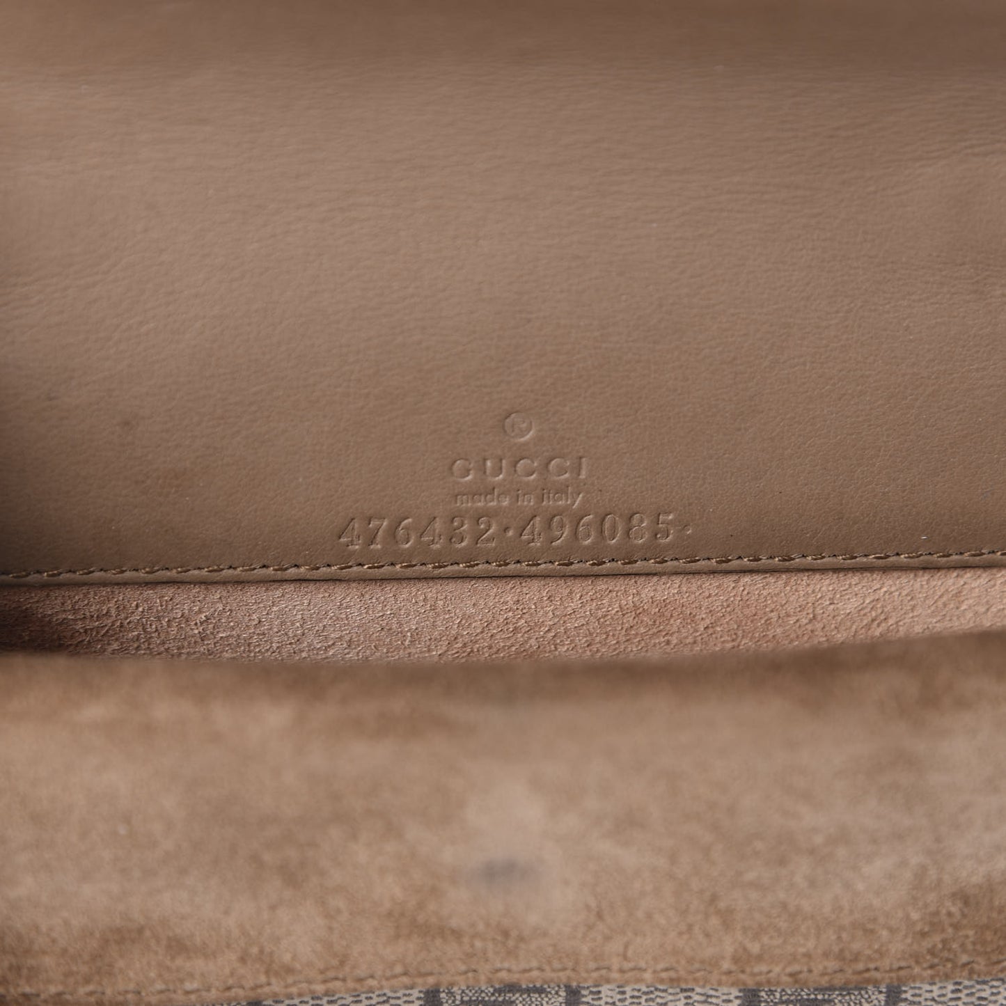 GG Supreme Monogram Super Mini Dionysus Shoulder Bag Taupe