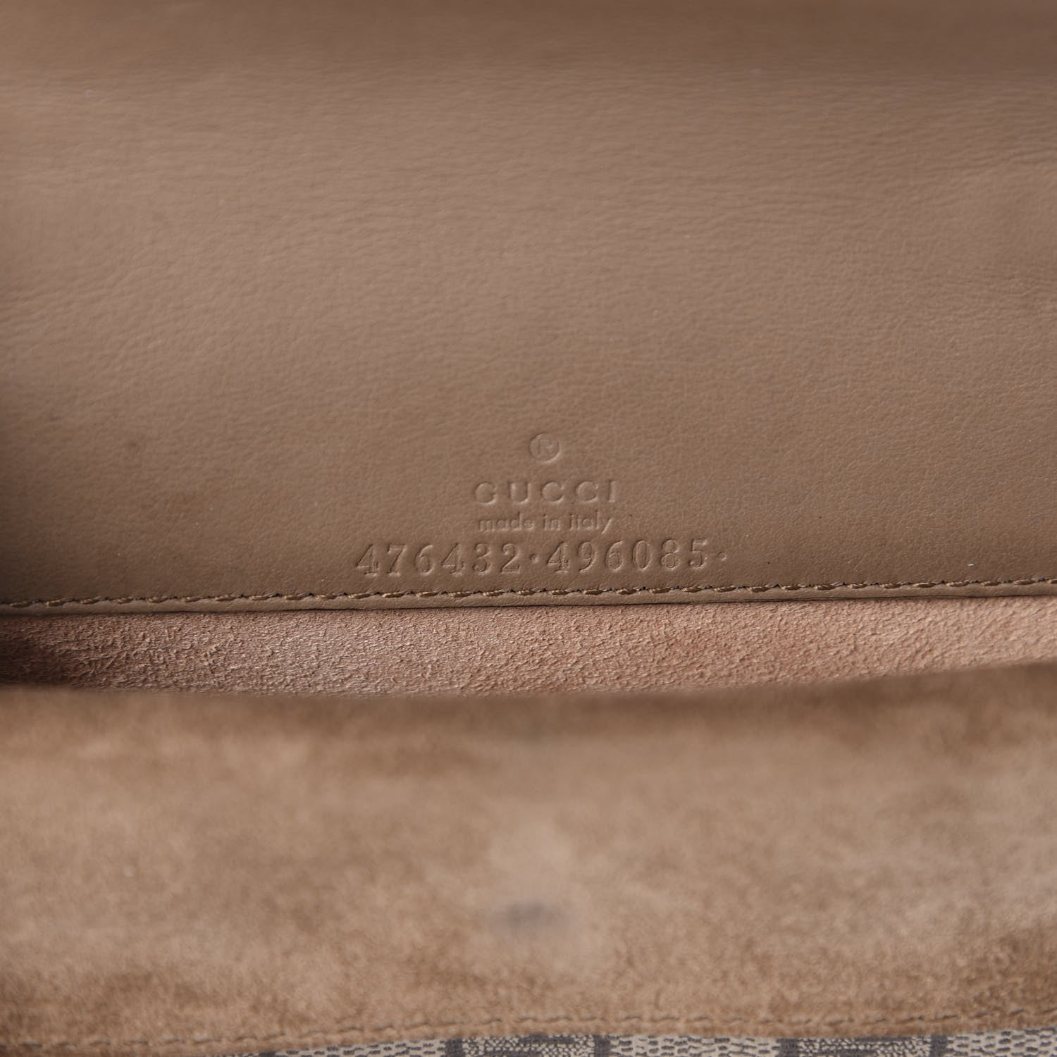 Gucci GG Supreme Monogram Super Mini Dionysus Shoulder Bag Taupe 8 of 12