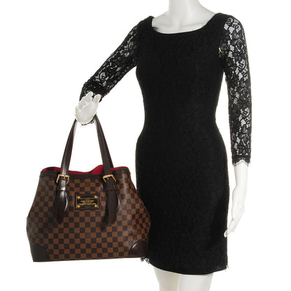 Louis Vuitton Damier Ebene Hampstead MM 2 of 7