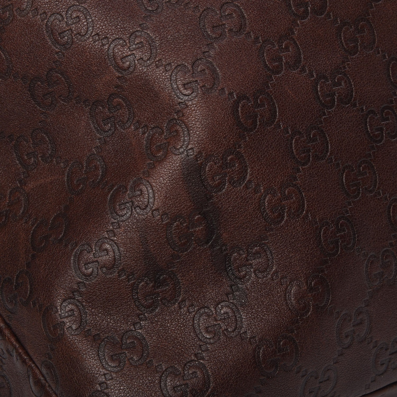 Gucci Guccissima Large Horsebit Chain Hobo Chocolate 8 of 8