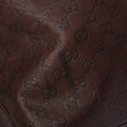 Gucci Guccissima Large Horsebit Chain Hobo Chocolate 8 of 8