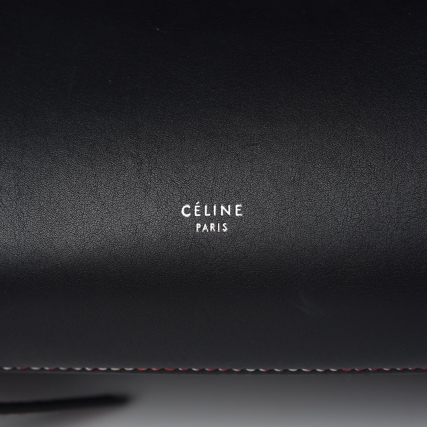 Grained Calfskin Micro Stitch Belt Bag Black