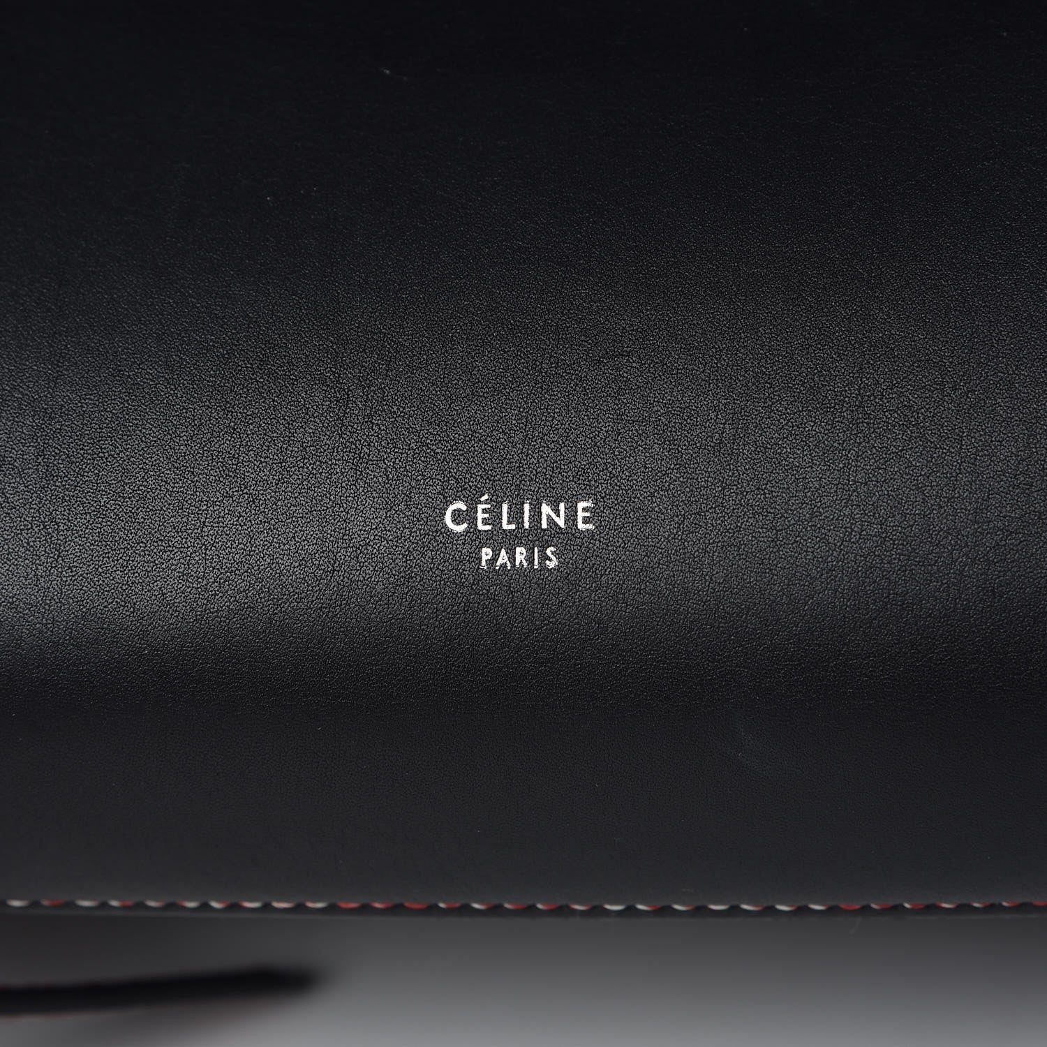 Celine Grained Calfskin Micro Stitch Belt Bag Black 7 of 10
