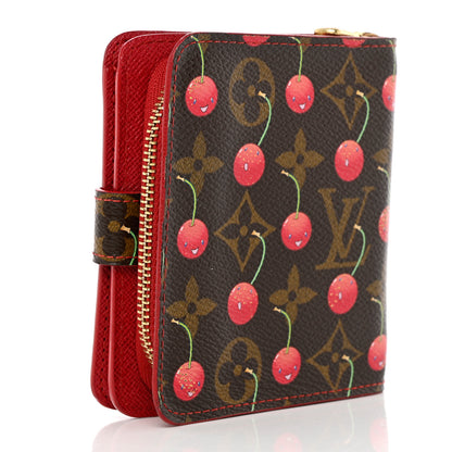 Louis Vuitton Monogram Cerises Compact Zippe Wallet 3 of 18