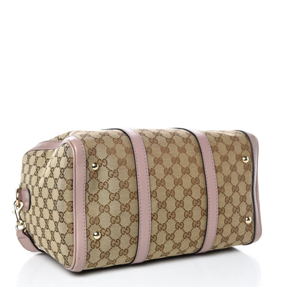 Gucci Monogram Medium Joy Boston Light Pink 5 of 17