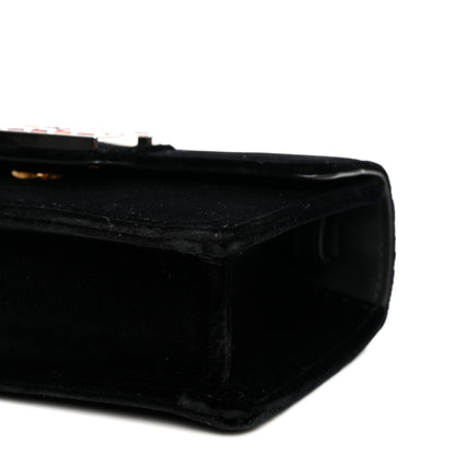 Gucci Velvet Crystal Square G Shoulder Bag Black 11 of 11