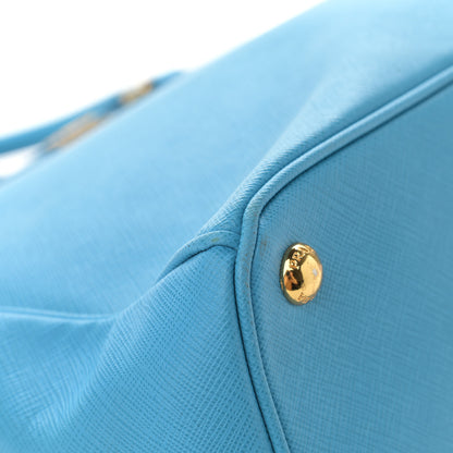Prada Saffiano Medium Galleria Double Zip Tote Turchese 10 of 15