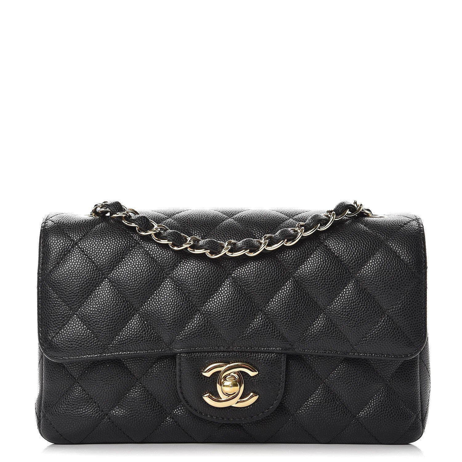 Chanel Caviar Quilted Mini Rectangular Flap Black 1 of 10