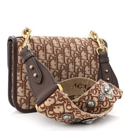 Christian Dior Oblique DiorAddict Flap Bag Brown 3 of 15